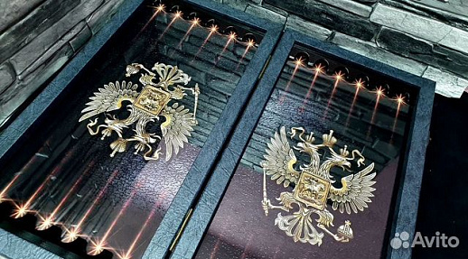 Нарды «Герб России» купить с доставкой Нарды «Герб России»